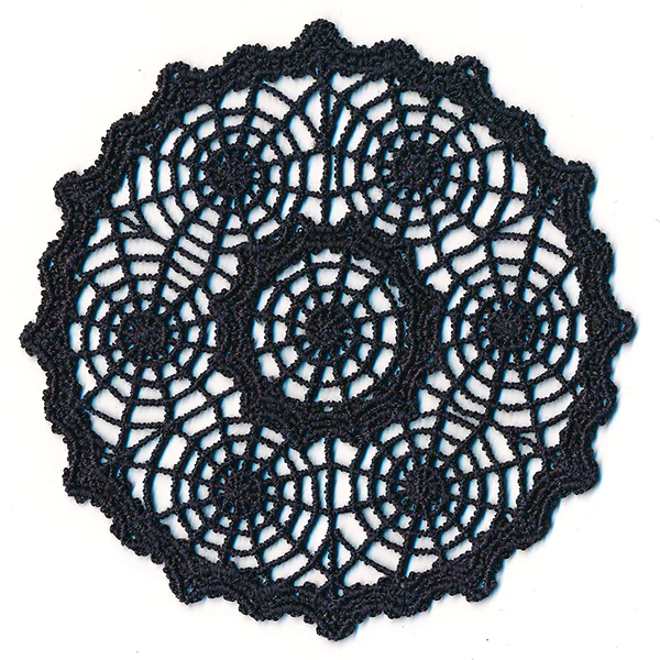 Spooky Spiderweb Doily (Lace) - Image 9