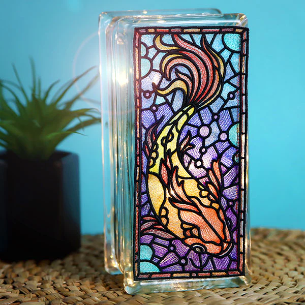 Stained Glass Koi Panel - Image 9