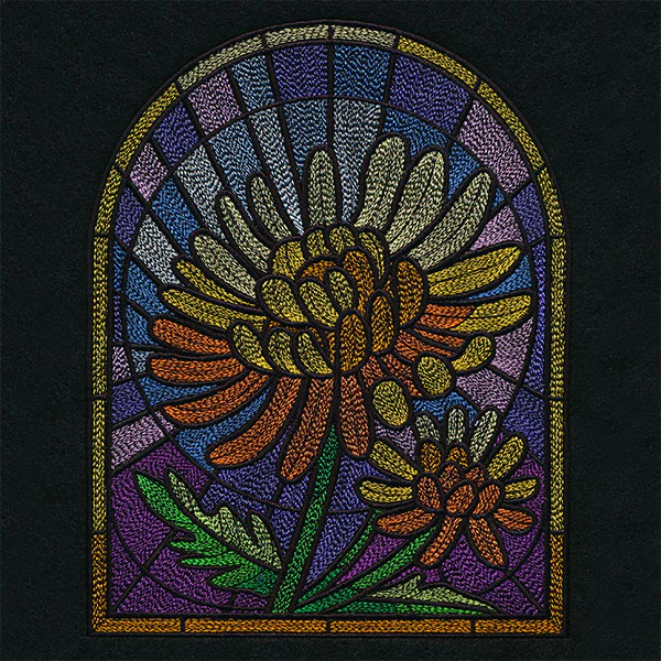 Stained Glass Mum Panel - Image 8