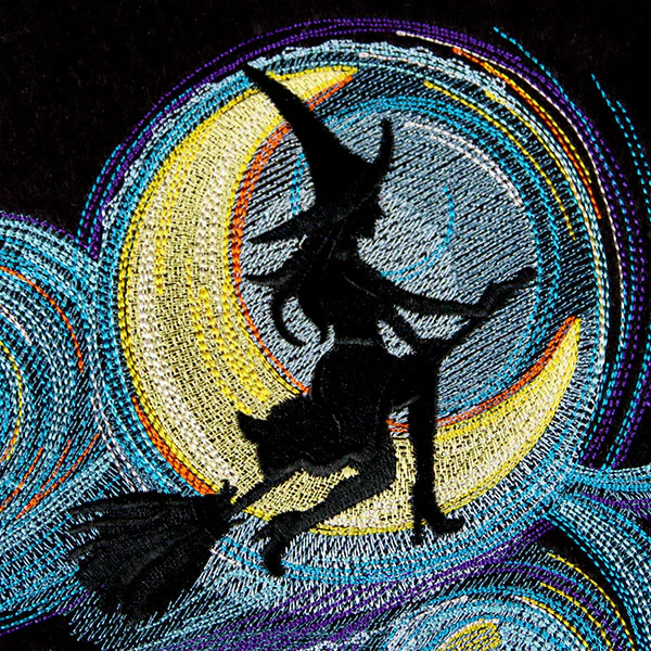 Starry Night Witch Border - Image 2
