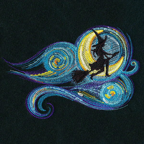 Starry Night Witch Border - Image 7