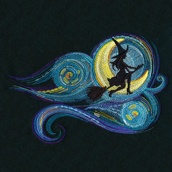 Starry Night Witch Border - Image 9