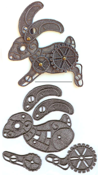 Steampunk Bunny (Lace) - Image 2