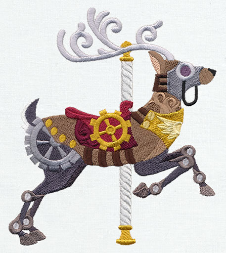 Steampunk Carousel - Deer - Image 4