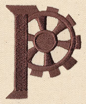 Steampunk Letter P - Uppercase - Image 3