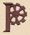 Steampunk Letter P - Uppercase - Image 4