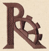 Steampunk Letter R - Uppercase - Image 3