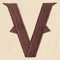 Steampunk Letter V - Lowercase - Image 2