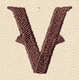 Steampunk Letter V - Lowercase - Image 4
