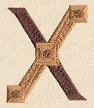 Steampunk Letter X - Uppercase - Image 3