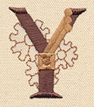 Steampunk Letter Y - Uppercase - Image 4