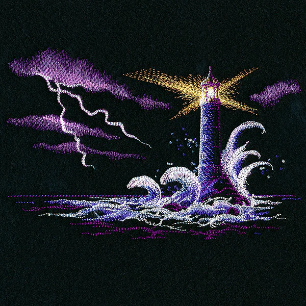 Storm At Sea Lighthouse - Image 7