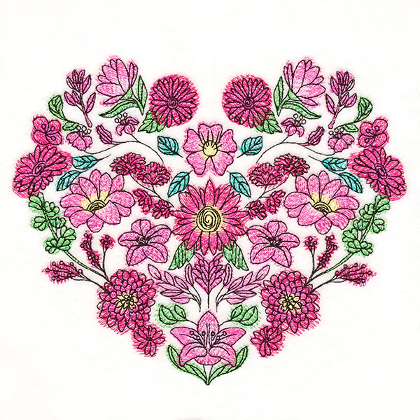 Summer Botanicals Heart
