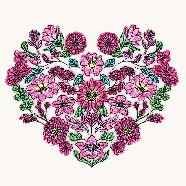 Summer Botanicals Heart - Image 7