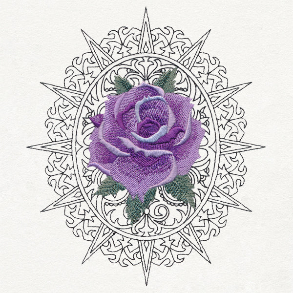 Sunburst Rose Cameo - Image 2