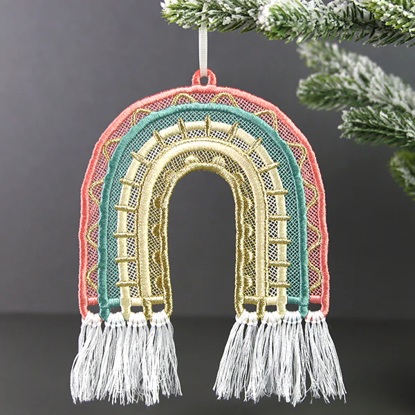 Sunny and Bright Rainbow Ornament (Lace) - Image 16