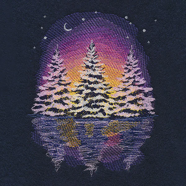 Sunsets in the Forest Reflection Scene - Image 3