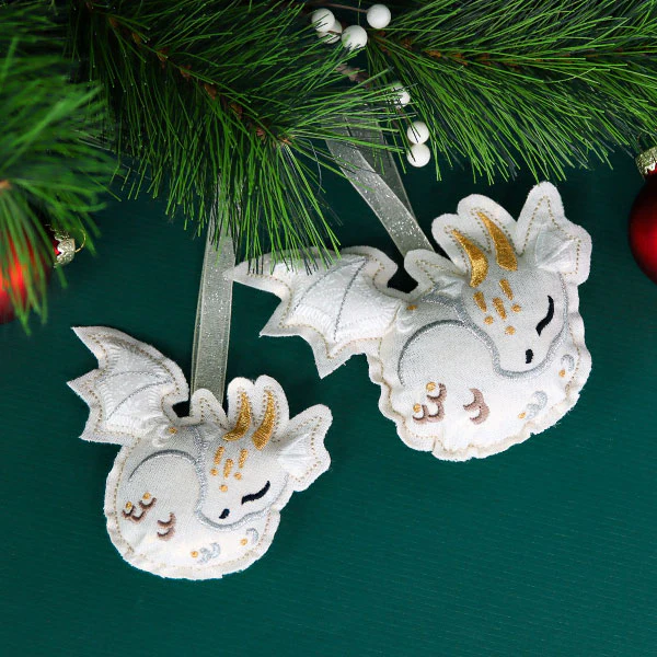 Sweet Dragon Ornament (In-the-Hoop) - Image 2