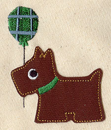 Tartan Terrier (Applique) - Image 2