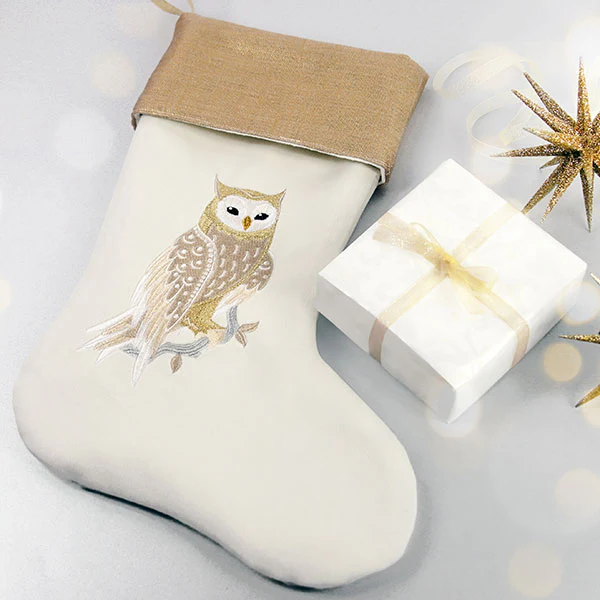 Textured for Christmas Woodland Owl - Image 10