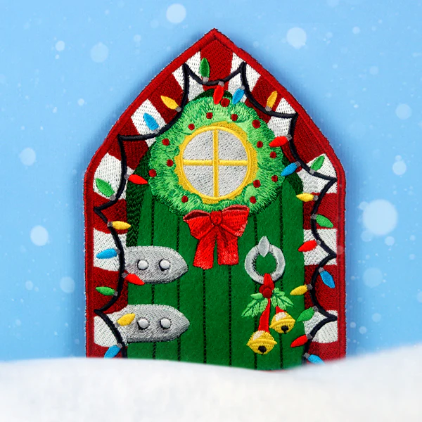 Tidings of Good Cheer Elf Door (In-the-Hoop)
