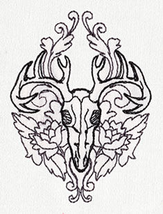 Toile Noir - Deer Skull - Image 3