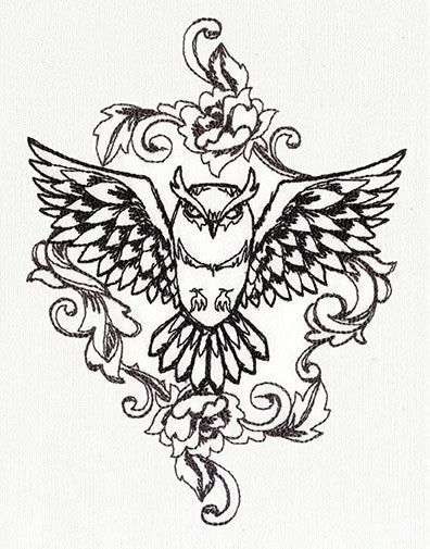 Toile Noir - Owl - Image 2