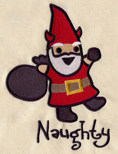 Too Cute Christmas Gnome - Naughty - Image 3