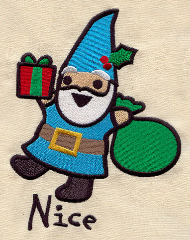 Too Cute Christmas Gnome - Nice - Image 3
