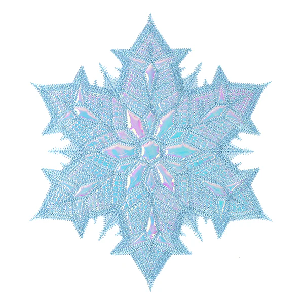 Twinkling Snowflake (Applique) (Mylar) - Image 2