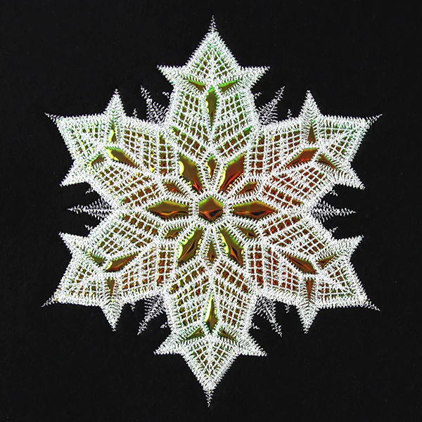Twinkling Snowflake (Applique) (Mylar) - Image 6