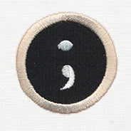 Typewriter Punctuation - Semicolon - Image 5