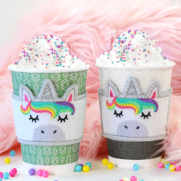 Unicorn Cup Cozy (In-the-Hoop) - Image 4