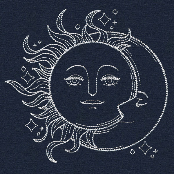 Vintage Celestial - Sun and Moon - Image 4