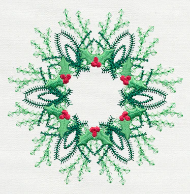Vintage Christmas Wreath - Image 2