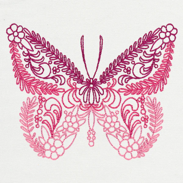 Vintage Folk Butterfly - Image 3