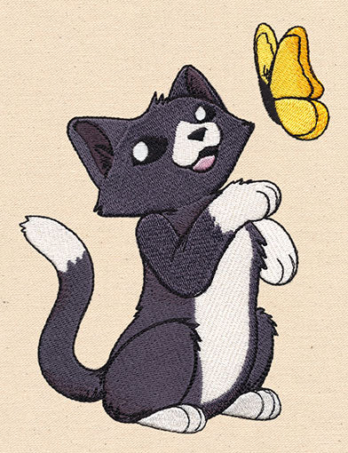 Vintage Springtime Kitty - Image 2