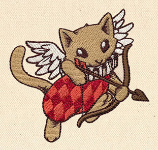 Vintage Valentine Kitty - Image 3