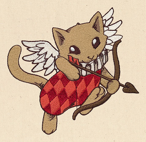 Vintage Valentine Kitty - Image 4