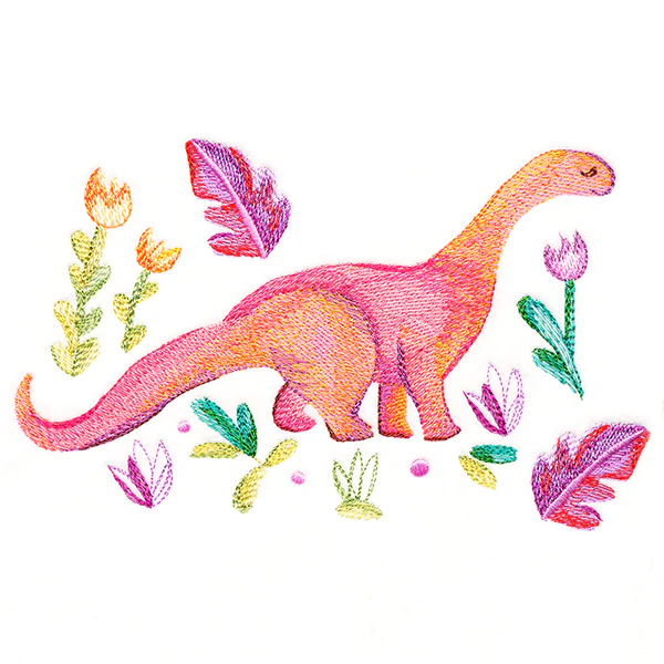 Watercolor Brontosaurus - Image 3