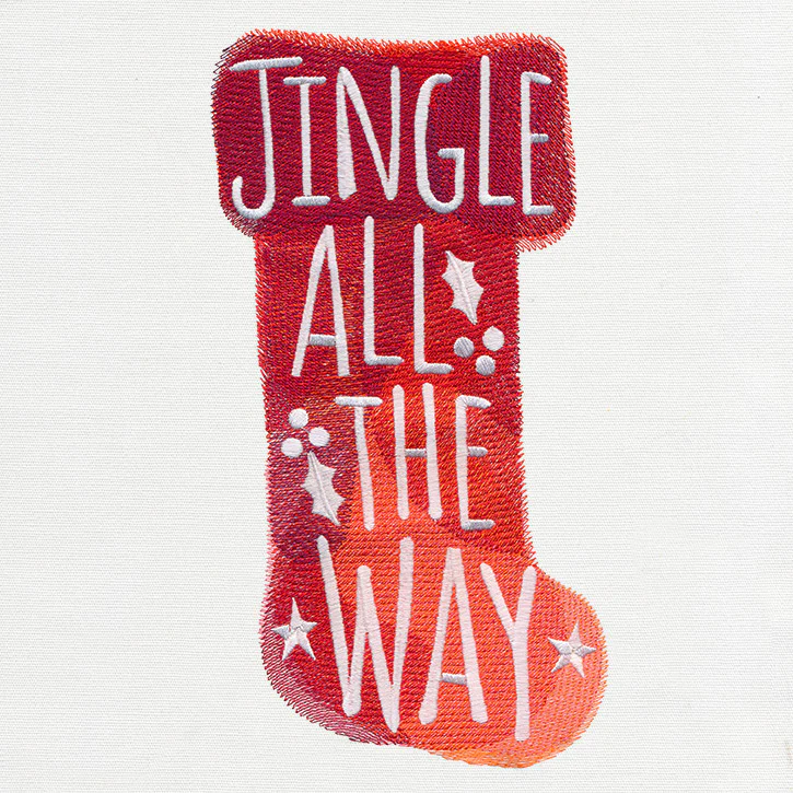 Watercolor Christmas - Jingle all the Way