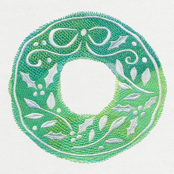 Watercolor Christmas - Wreath - Image 3