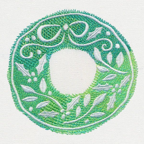 Watercolor Christmas - Wreath - Image 4