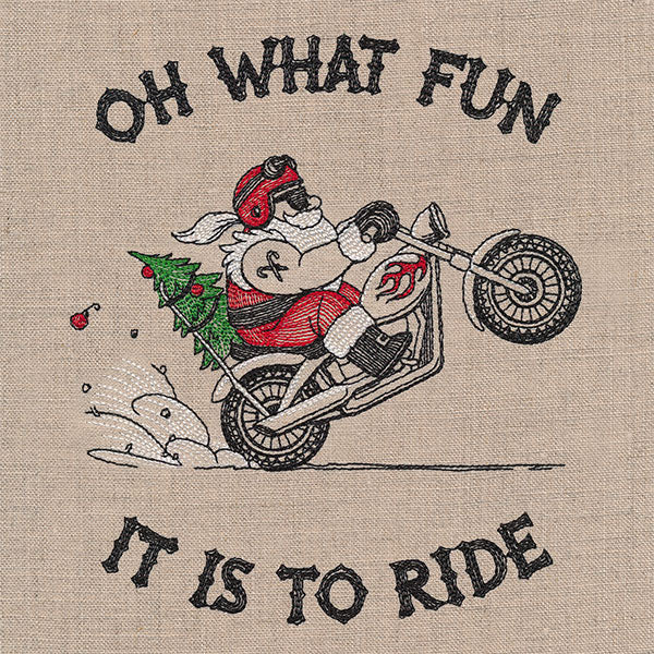 What Fun It is to Ride Motorcycle Santa - Image 3