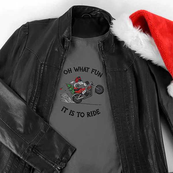What Fun It is to Ride Motorcycle Santa - Image 8