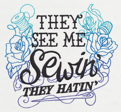 Wicked Stitchery - They See Me Sewin' - Image 4