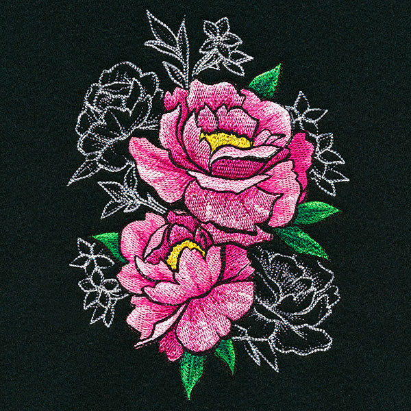 Wild Peony Spray - Image 4