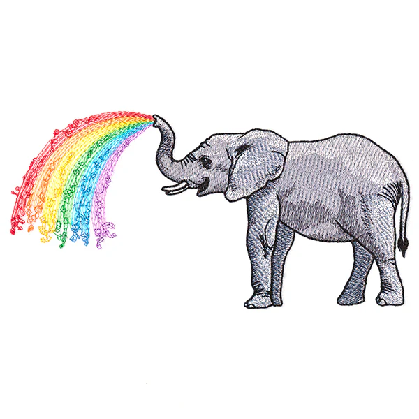 Wild Rainbow Elephant - Image 5