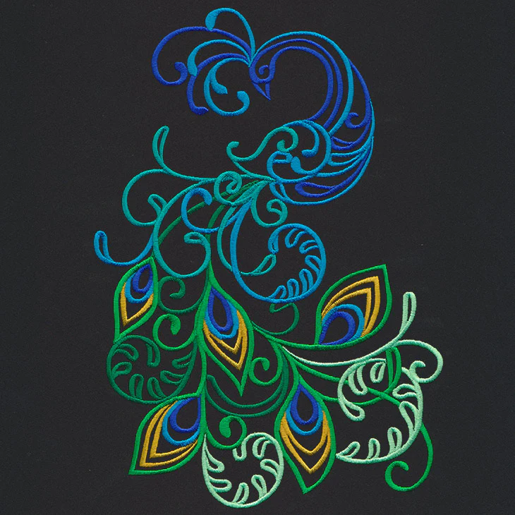 Wild Spirals - Peacock