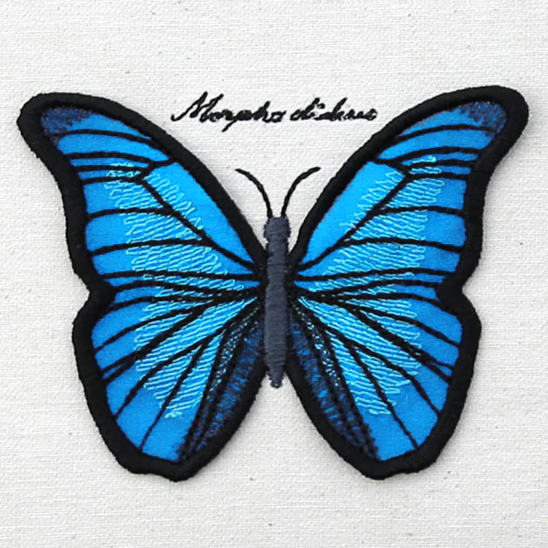 Winged Curiosities - Blue Morpho (3D Applique) - Image 6